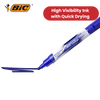 BIC Velleda Liquid Ink Dry Wipe Markers - Blue Ink, Smooth Writing, Pack of 12