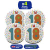 Silver 18th Birthday Badge 8.5cm Age Badge for Party Outfit and Celebrations