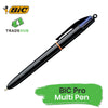 Bic 4 Colours Pro Ballpoint Pen 1.0mm - Pack of 12