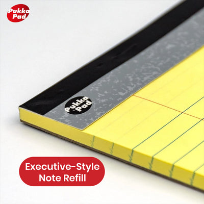Pukka Pad A4 Refill Pads 160 Lined Pages Notepad, 80GSM Smooth Legal Notebook for Taking Notes