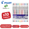 Pilot G-Tec-C4 Ultra Fine 0.4mm Gel Pen Set -