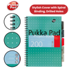 Pukka Pad White B5 Project Book 200 Pages Wirebound Project Book, Ruled/Margin