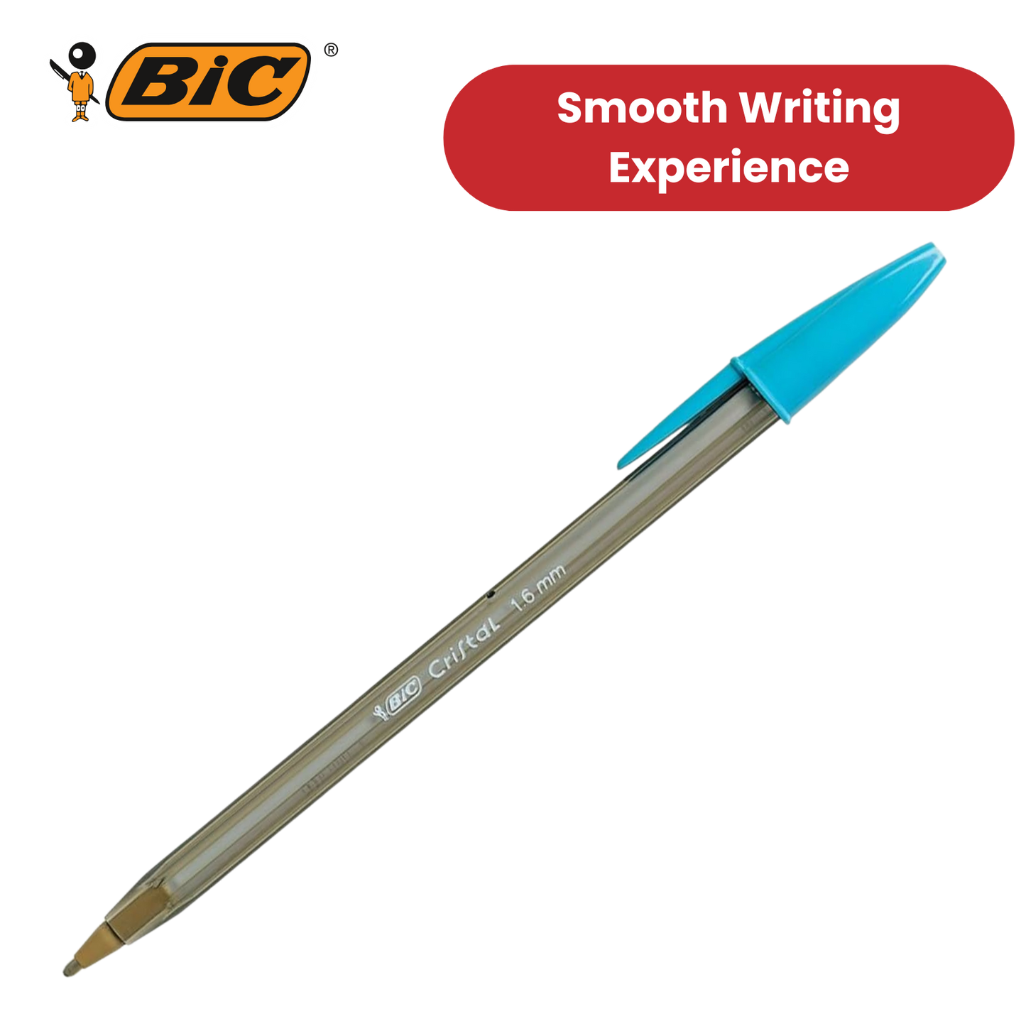 Bic Cristal Fun Ball Pen � Turquoise - Pack of 1