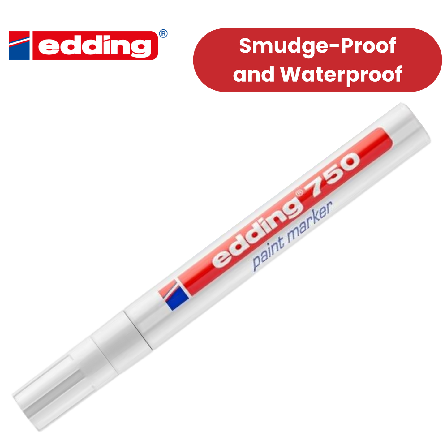 Edding Paintmarker Opaque White Pack of 10 Edding Paintmarker Opaque White Single Pen - 1 to 30 Packs