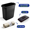 DURABIN 60L Black Bin Set and Black Lid and 25x 110L Recycled Bin Bags