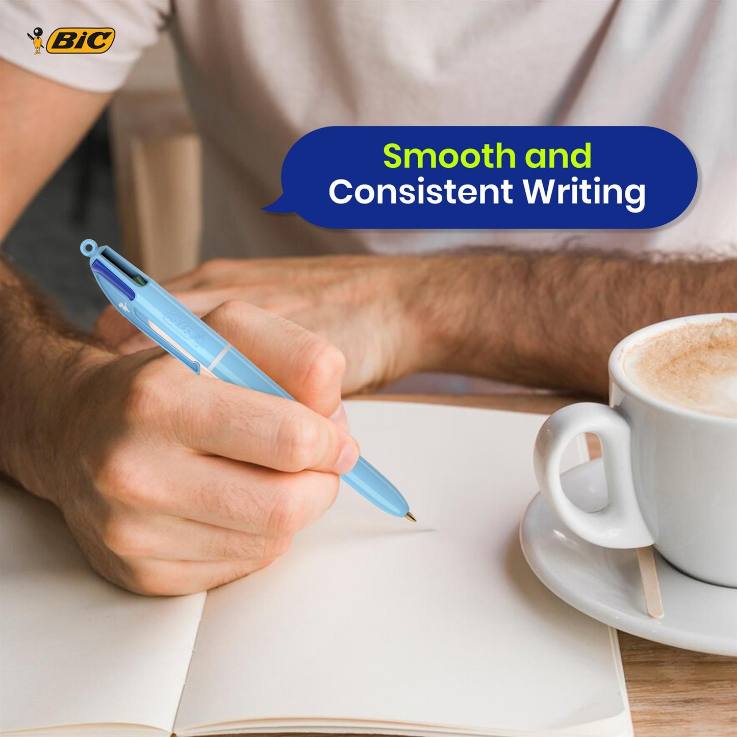 Bic 4 Colour Pastel - Single