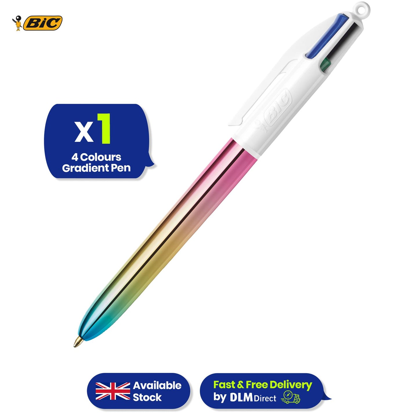 Bic 4 Colour Gradient  - Single