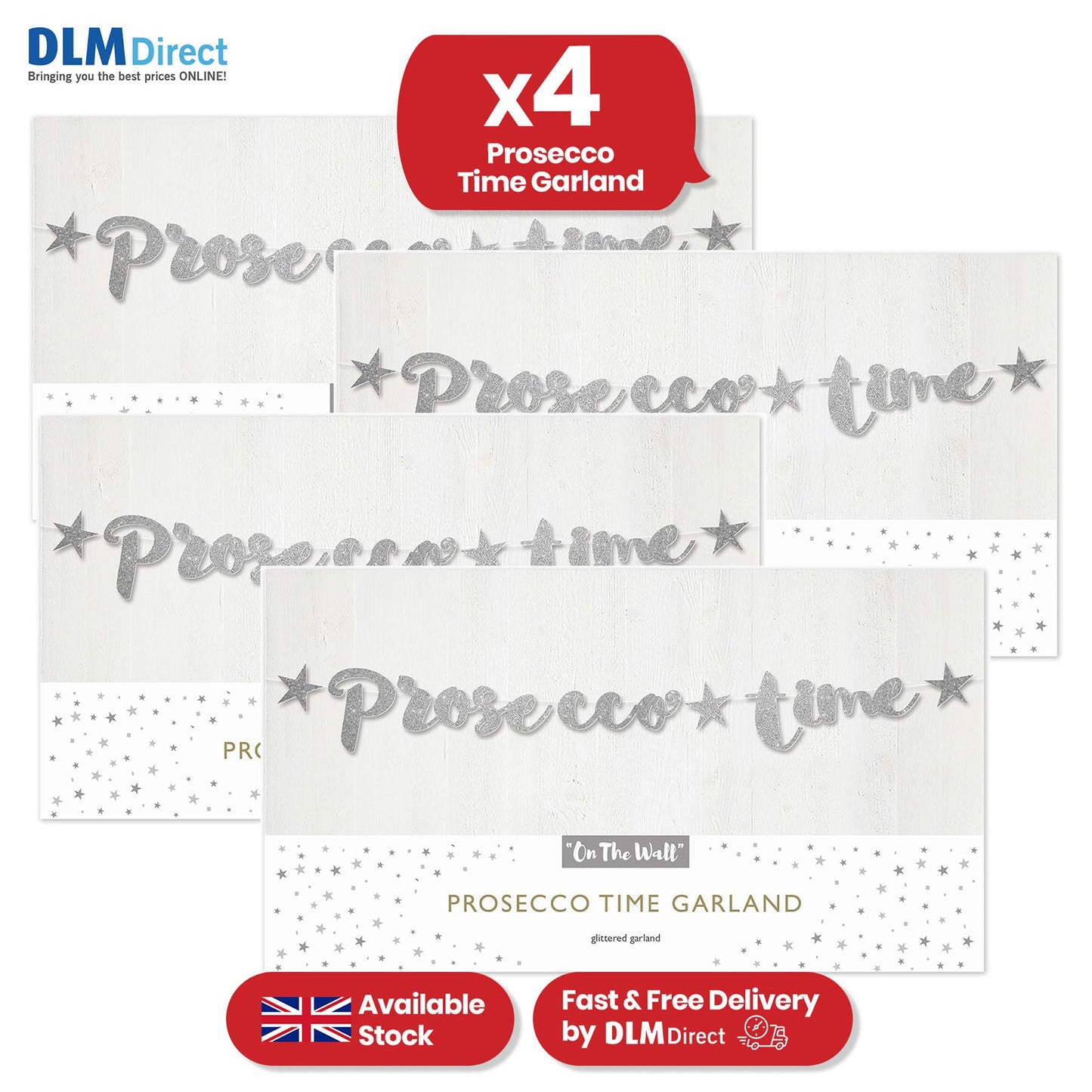 On The Wall Adult Party Decoration Bunting Variation
