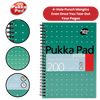 PUKKA WHITE A5 WIREBOUND PADS 200 page 80gsm (RULED/MARGIN) - PACK OF 1