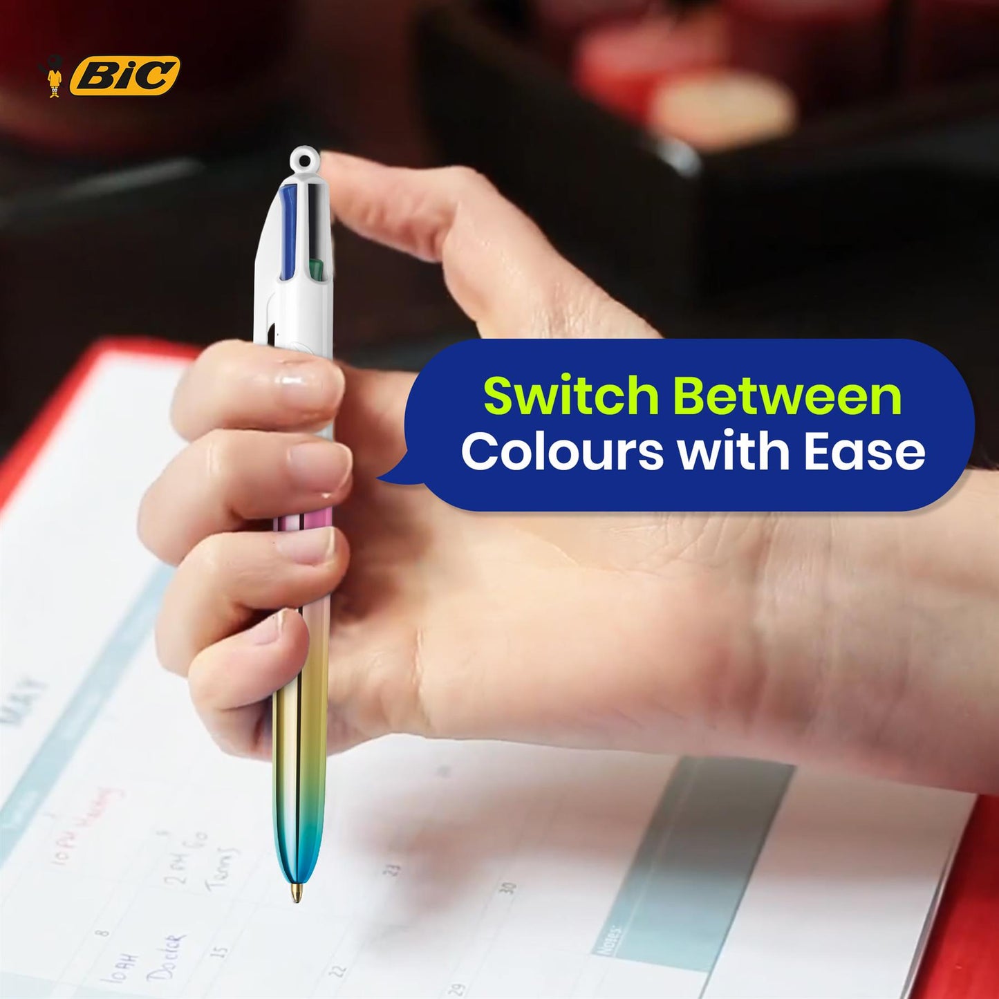 Bic 4 Colour Gradient  - Pack of 6