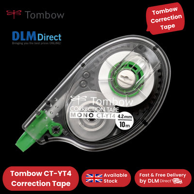 Tombow Correction tape MONO YT  4.2mm x 10m Pack of 1 Blister Pack - 1 to 36 Packs