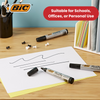 Bic 2000 Permanent Black Bullet Tip Marker 820915 - Single Pen Bic 2300 Permanent Black Bullet Tip Marker - 5 Single Pens