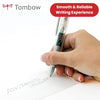 Tombow Ballpoint  AirPress Pen Transparent Barrel BK Pack of 1 - 1 to 36 Packs
