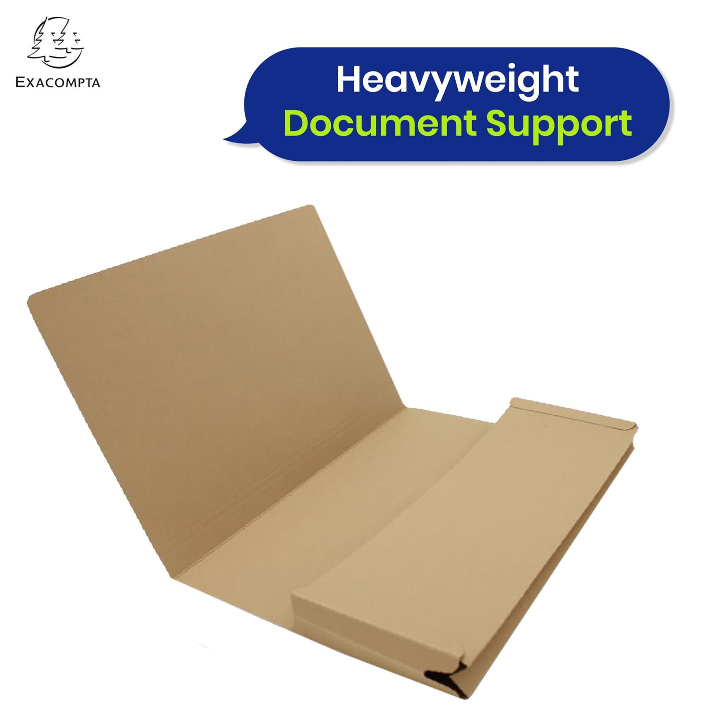 Exacompta Guildhall Pocket Wallet – 315gsm Manilla Heavyweight Secure file, Pack of 50, (Buff)