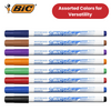 BIC Velleda Whiteboard Marker Pens Fine Tip - Assorted Colours, Classpack of 72
