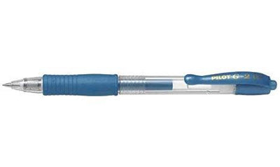 Pilot G-207 Retractable Gel Rollerball Medium Metalic Blue - Pack of 12