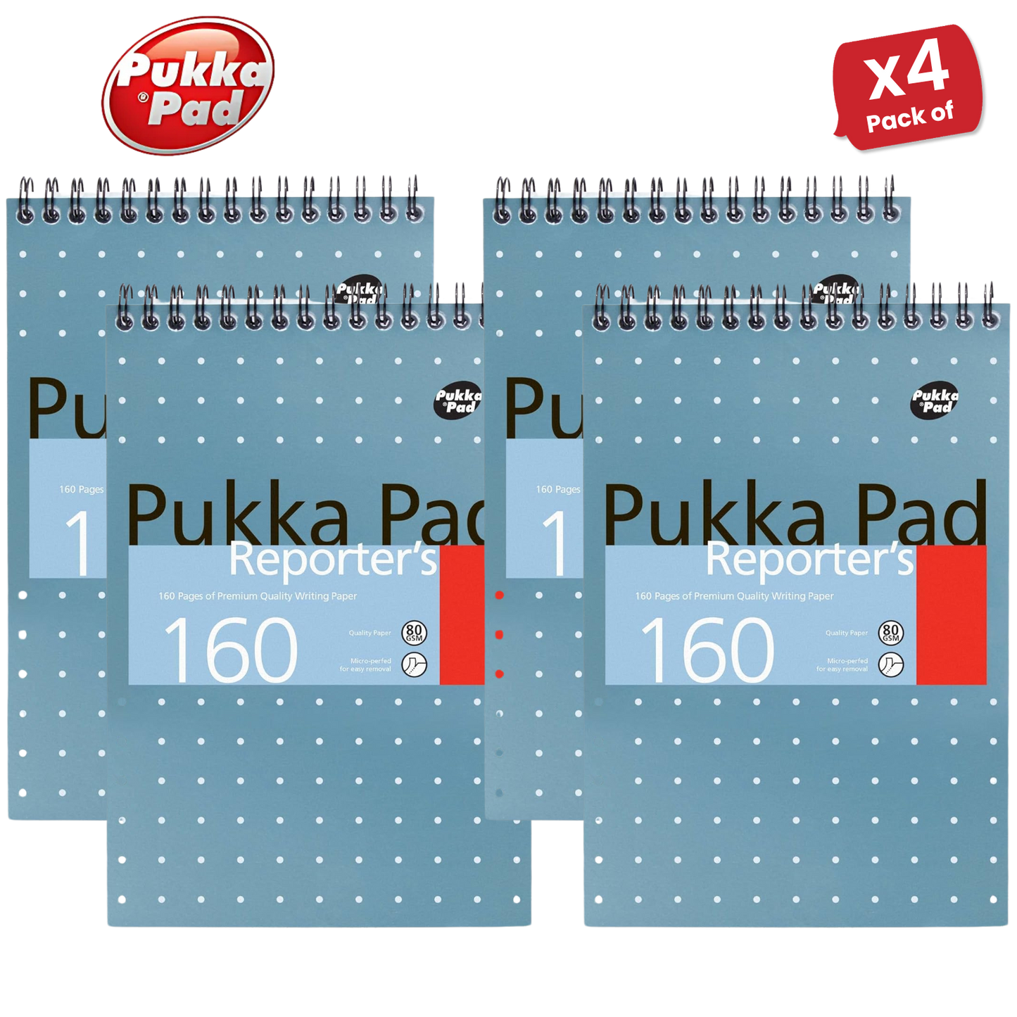 Pukka Reporter's Pad 160 pages - Lined