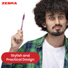 Zebra Z Grip Ballpoint Pen Plastic 1.0 mm Medium Point Retractable Pens for Notes (Pack of 12)