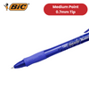 BIC Gel-Ocity Illusion 0.7mm Erasable Gel Pens Blue - Pack of 12 Refillable