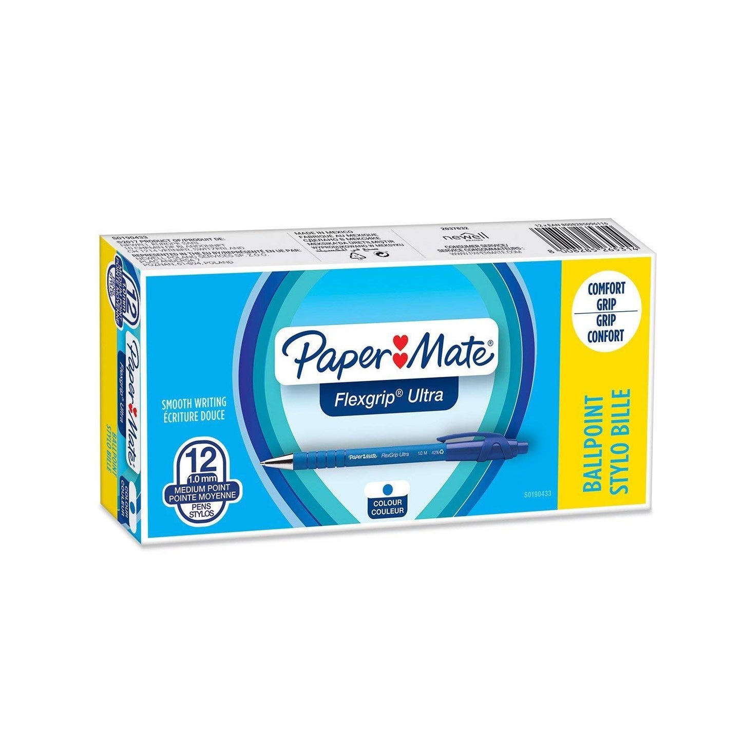PAPERMATE FLEXGRIP BPEN RETRACT BLUE 26531 - 1 to 5 Packs