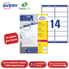 AVERY L7163-250 QUICKPEEL WHITE LASER ADDRESSING LABELS 99.1X38.1MM - BOX OF 250