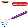 Bic 4 Colour Shine - Purple - Single Pen