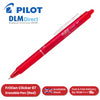 Pilot FriXion Clicker Retractable Erasable Multiple Pens 0.7mm Tip Line Red