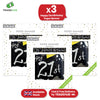 Happy 21st Birthday Black and White Recyclable Banner - 2.6m