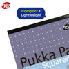 PUKKA PAD A4 Squared White Pad 160 Pages 5mm Grid for Maths and Technical Work