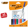 Bic Velleda 1741 Whiteboard Drywipe Assorted Marker - Pack of 8 - 1 to 5 Packs