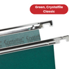 REXEL CRYSTALFILE GREEN FOOLSCAP SUSPENSION FILES V BASE - PACK OF 50 - 1 to 5