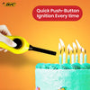 BIC Mega Utility Lighter - Plastic 6cm Wand Cooking Lighter, Push Button Lighters for BBQ