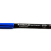 STAEDTLER LUMOCOLOR PERMANENT PENS FINE BLUE - BOX OF 10