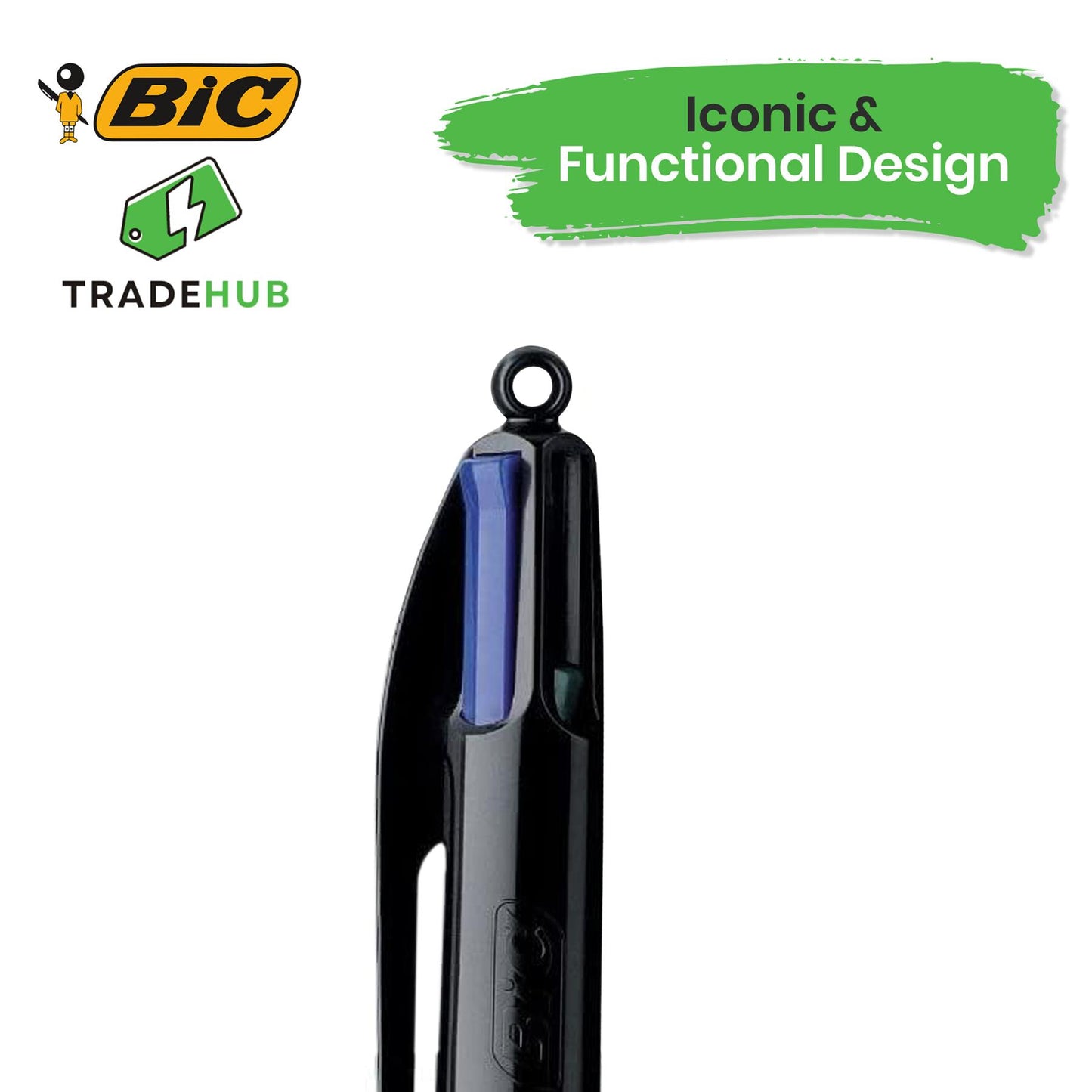Bic 4 Colours Pro Ballpoint Pen 1.0mm - Pack of 12