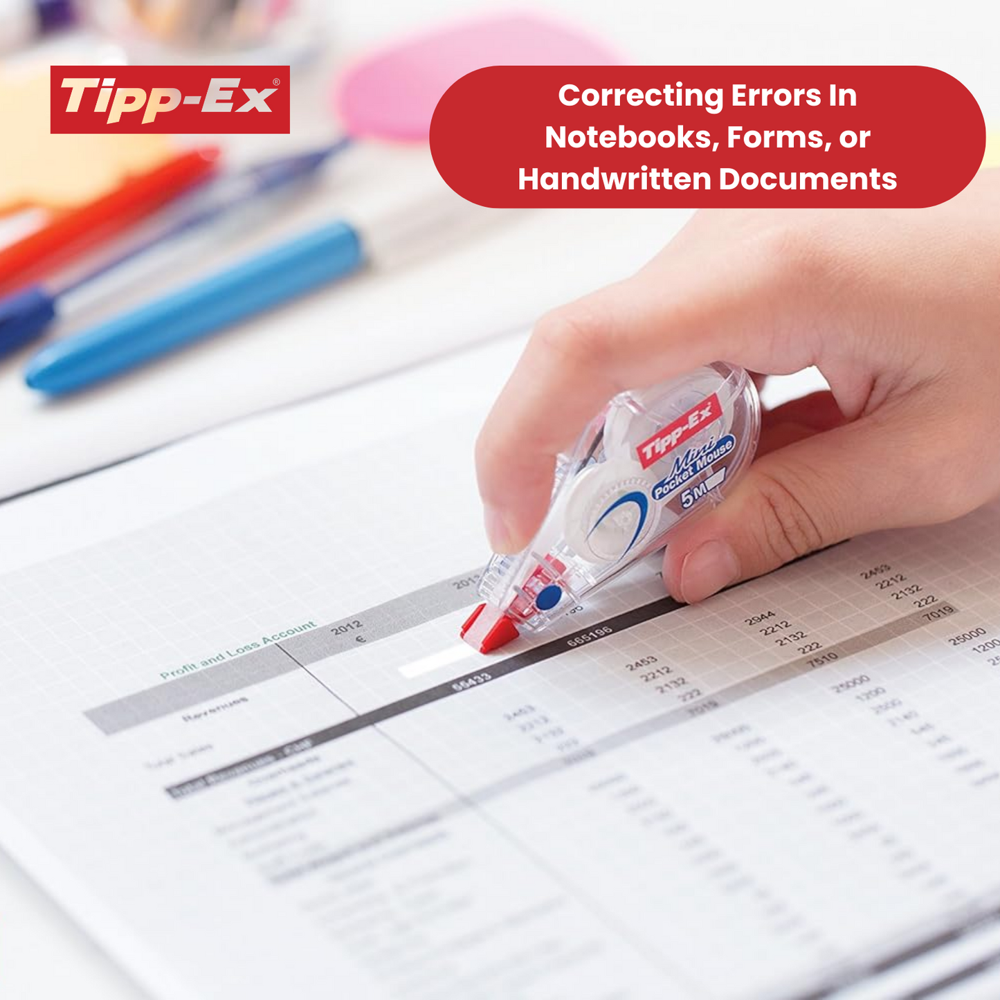 Tipp-Ex Mini Pocket Mouse Correction Roller (Pack of 6)
