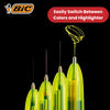 Bic 4 Colours Fluo Retractable Ballpoint Pen - Pack of 12