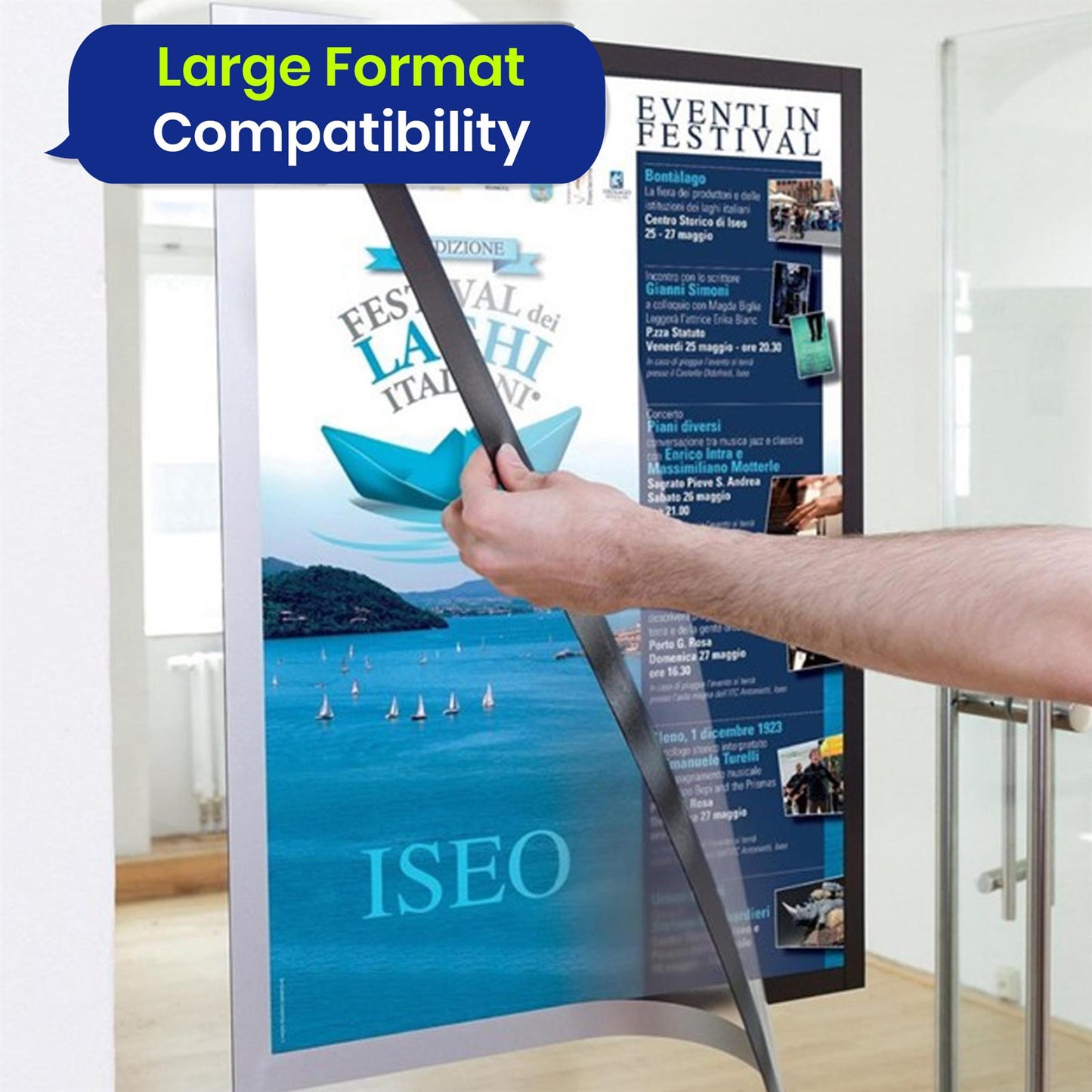Durable DURAFRAME A1 Magnetic Self-Adhesive Poster Frame UV Resistant