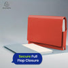 Exacompta Guildhall Full Flap Pocket Wallet, Durable 315gsm Manilla Folder Foolscap, 50 Pack (Red)