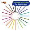 BIC Kids Evolution Coloured Pencils 36 Pack Safe Splinter Free Barrel
