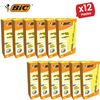 Bic Briteliner Grip Highlighter Pen Yellow - Pack of 12