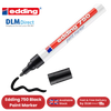 Edding 750 Permanent Paint Markers - Bold Black Ink for Multi-Surface Writing