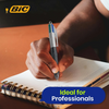 BIC 4 Colours Grip Pro Ballpoint Pens, Pack of 3