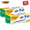 BiC Velleda 1721 Green Dry-Wipe Whiteboard Markers for Bold, Clean Writing, x24