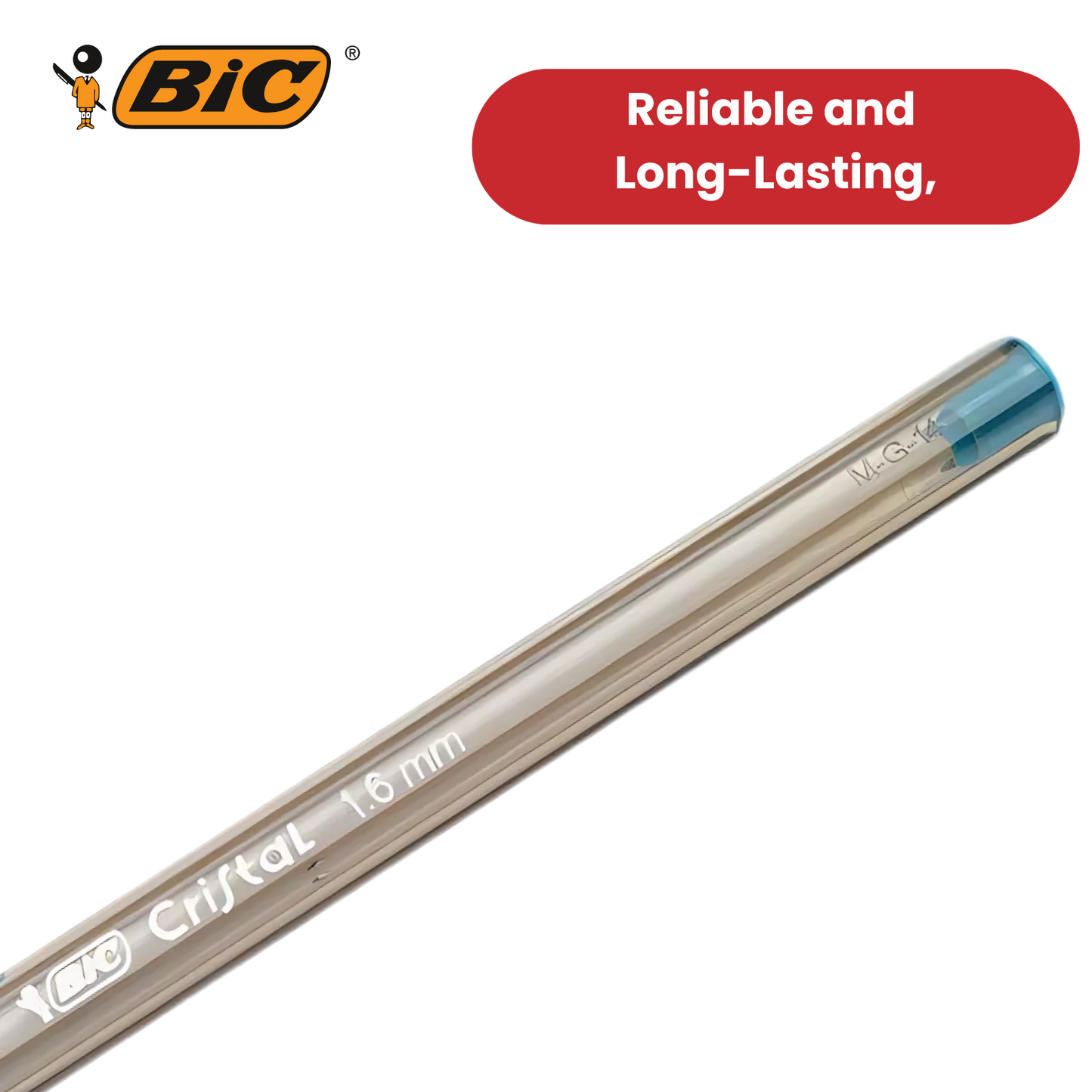 Bic Cristal Fun Ball Pen � Turquoise - Pack of 1