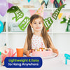 On The Wall Party Banner - Giant Green Happy Birthday T-Rex Dinosaur Garland - 1.5 metre