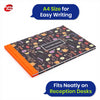 Pukka Pad A4 Visitor Log Book Black 96 Pages Floral Hardcover Sign In Book for Office or School