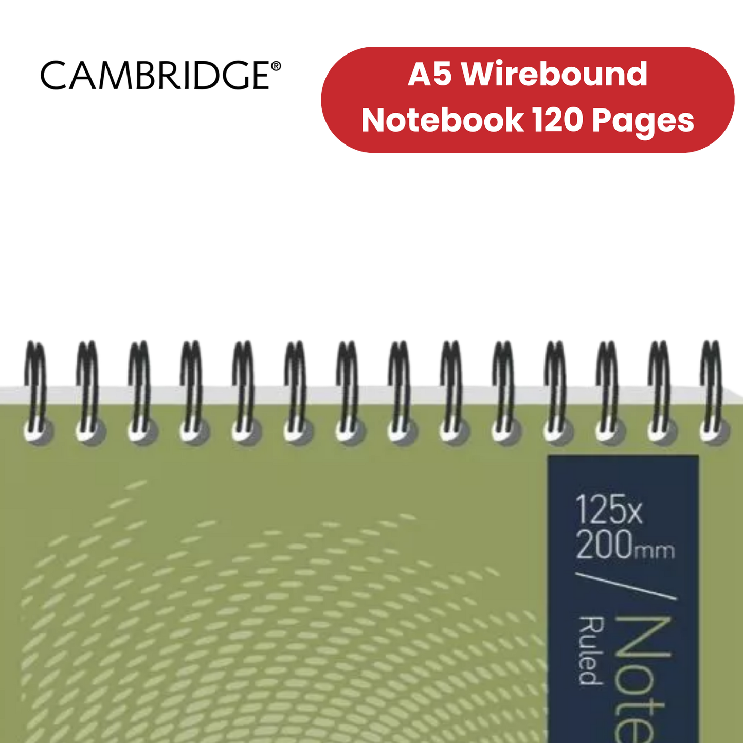 Cambridge Recycled Reporters Notebook Ruled 120 Pages (Pack of 10)