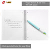 Pukka Pad 3x A4 Jotta Notebook & Pack of 3 BIC 4 Colour Fun Pen Ideal for School and Office Use