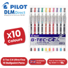 Pilot G-Tec-C4 Ultra Fine 0.4mm Gel Pen Set -