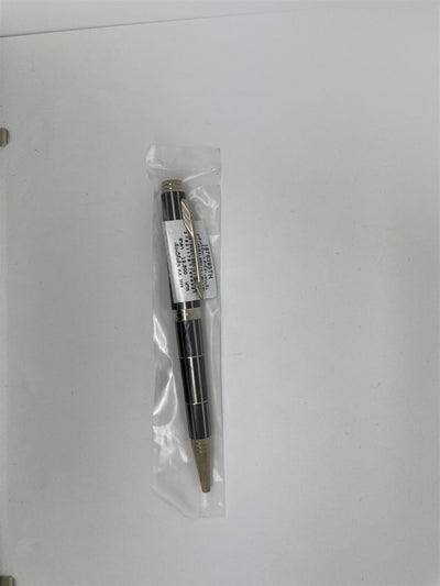 PREMIER 13 LUXURY BLACK CHROME TRIM BALLPOINT PEN MEDIUM NIB MATT BLACK - GIFT BOX